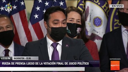 En Vivo desde Washington - Rueda de prensa luego de la votación de juicio político