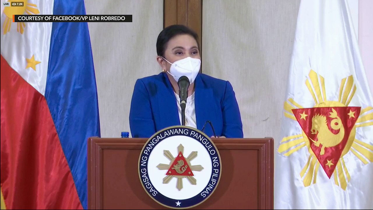 Robredo holds press briefing re: Supreme Court decision on Marcos protest