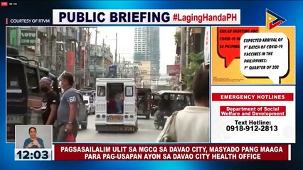 Laging Handa public briefing | Friday, February 19