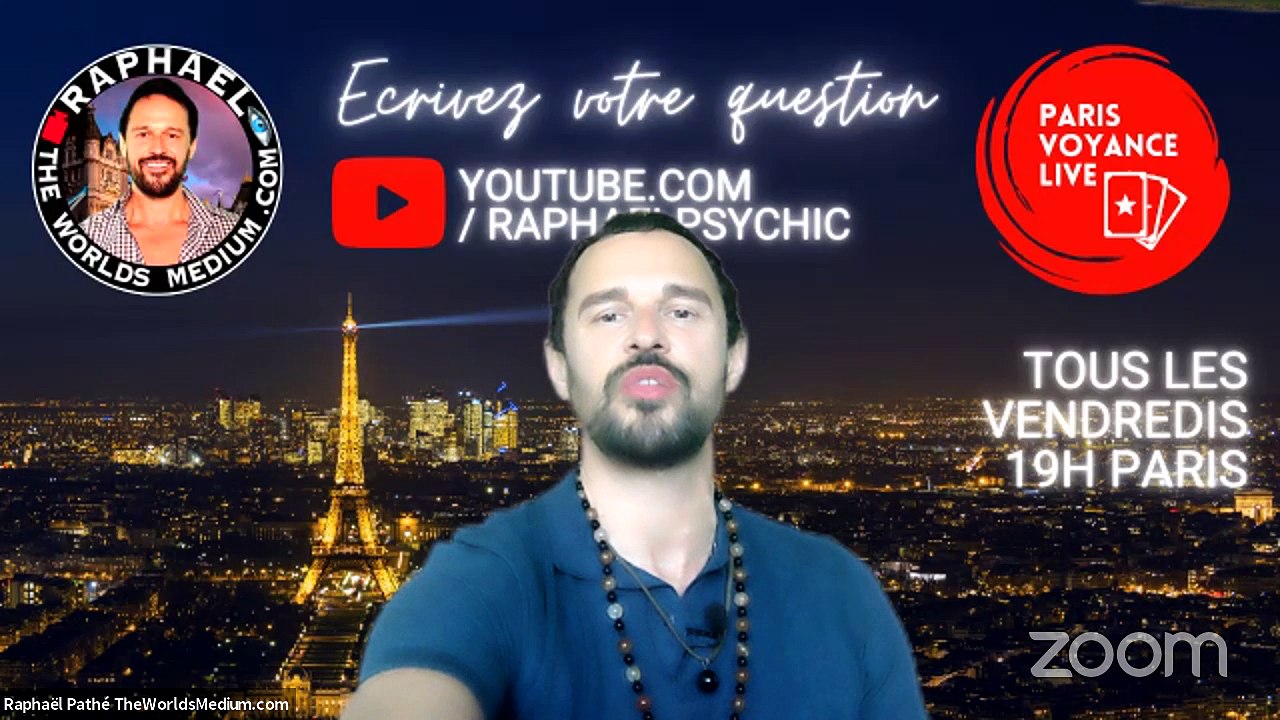 “PARIS VOYANCE LIVE” avec Raphaël Pathé - THE WORLDS MEDIUM