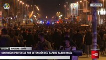 En Vivo desde España - Continúan protestas por detención del rapero Pablo Hasel
