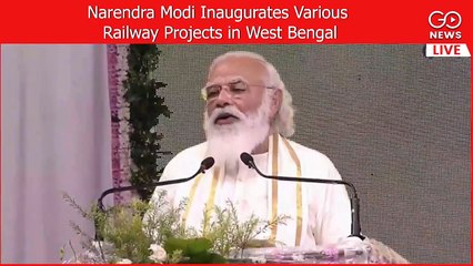 LIVE: Narendra Modi Inaugurates Various Railway Projects in West Bengal
