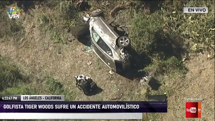 En Vivo desde Los Ángeles - Golfista Tiger Woods sufre un accidente automovilístico