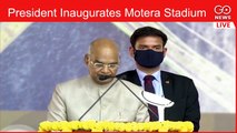 LIVE: President Inaugurates Motera Stadium