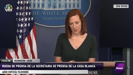 En Vivo desde Washington  - Rueda de prensa de la secretaria de prensa de la Casa Blanca