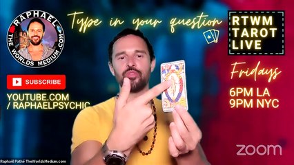 TAROT LIVE  ASK A FREE QUESTION Raphaël Pathé , Raphael The Worlds Medium