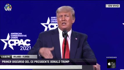 En Vivo - Primer discurso del ex presidente Donald Trump