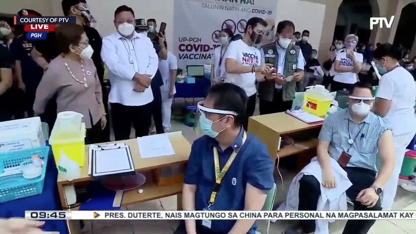 COVID-19 vaccinations start in the Philippines