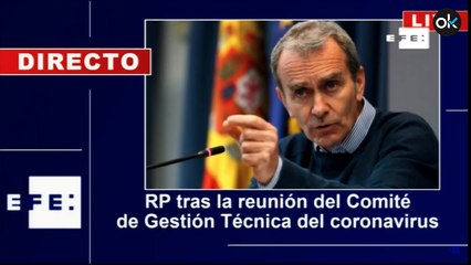 Rueda de Prensa tras la reunión del Comité de Gestión Técnica del coronavirus
