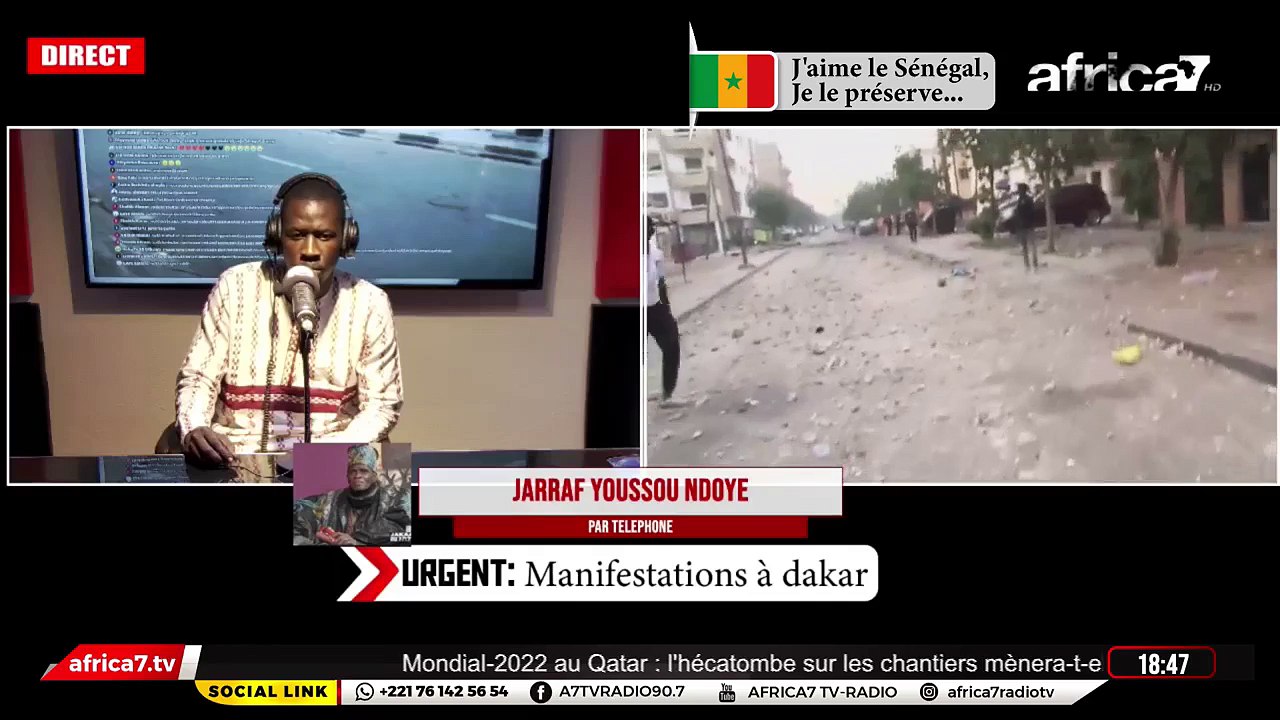 LIVE-Affaire sonko: Les manifestants dictent leur loi