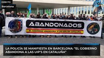 DIRECTO: La Policía se manifiesta en Barcelona por el 'abandono' a las UIP