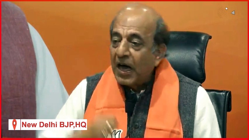 Dinesh Trivedi Joins BJP At Party Headquarters In New Delhi