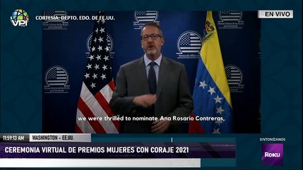 En Vivo - Ceremonia Virtual de Premios Mujeres con Coraje 2021