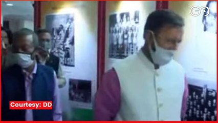 Union Minister Prakash Javadekar Inaugurates Exhibition at National Media Centre, New Delhi