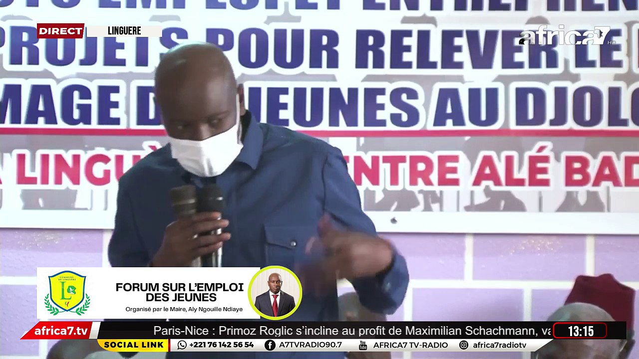 LIVE - Forum sur l’emploi des jeunes Linguère 2021