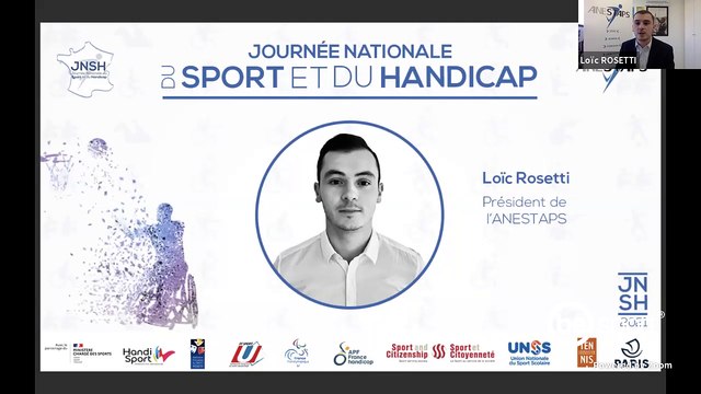 ANESTAPS - Webinaire - COVID - 19 : Comment relancer la pratique d'activité physique et sportive pour les personnes en situation de handicap ?