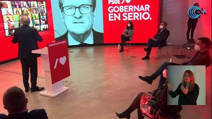 Presentación de la campaña de Ángel Gabilondo con la intervención de Pedro Sánchez