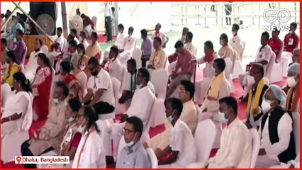 PM @narendramodi Attends Community Reception in #Dhaka, #Bangladesh