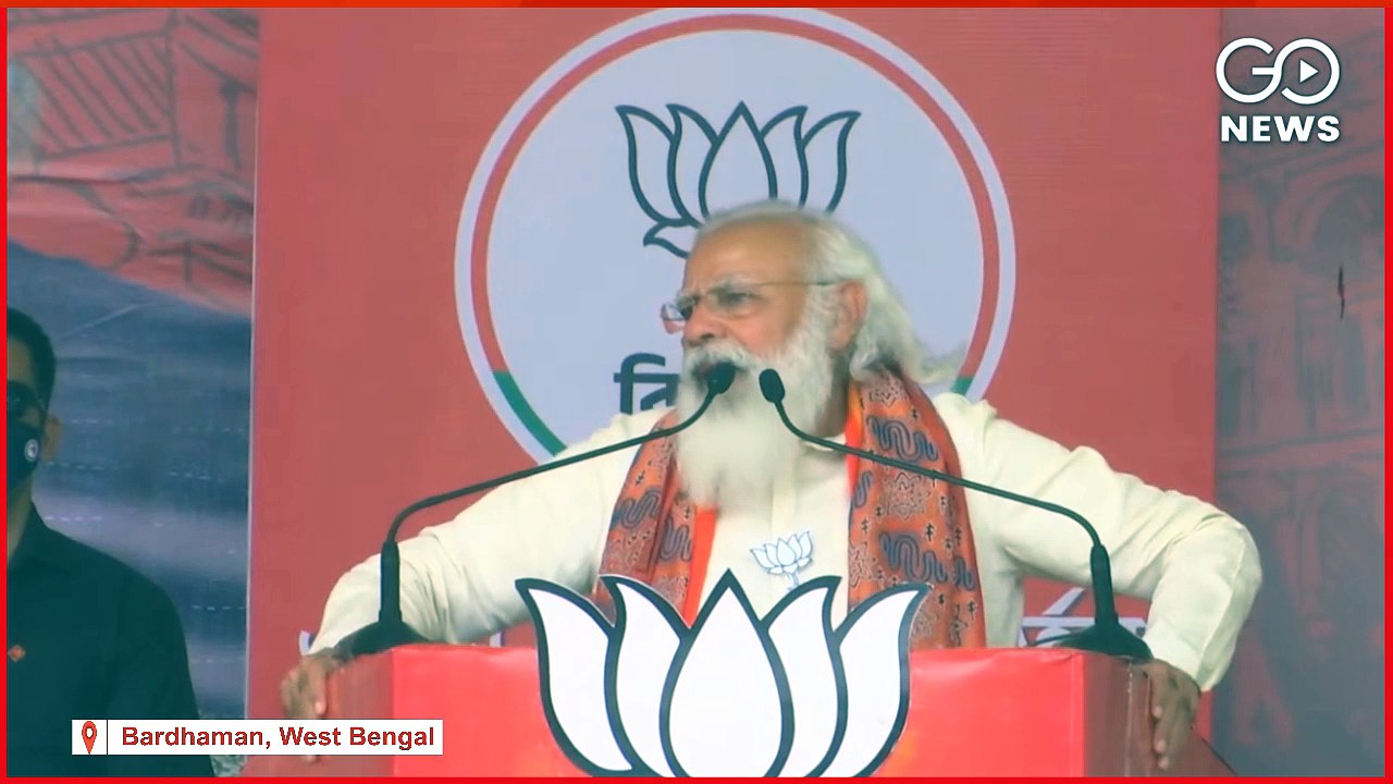 PM @narendramodi Addresses A Public Meeting At Talit Sai Centre, #Bardhaman, #West Bengal