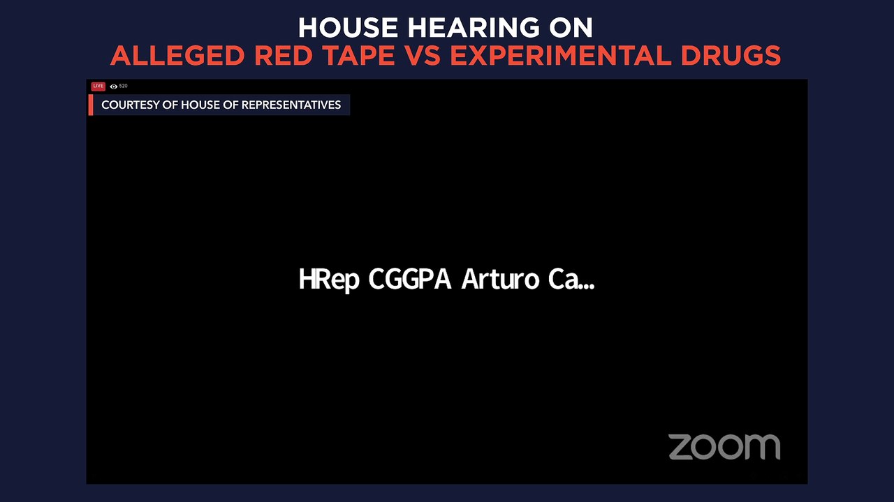 House hearing on the alleged red tape vs experimental drugs