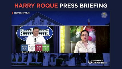 Harry Roque press briefing for Thursday, April 22