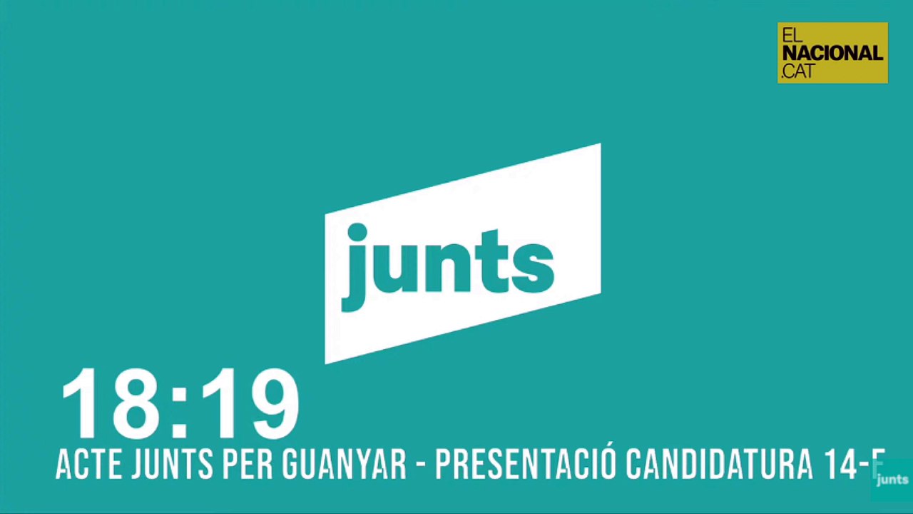 EN DIRECTE | Roda de premsa d'Elsa Artadi de Junts per Catalunya