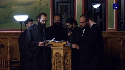 قداس عيد الفصح من دير السيدة العذراء - دبين