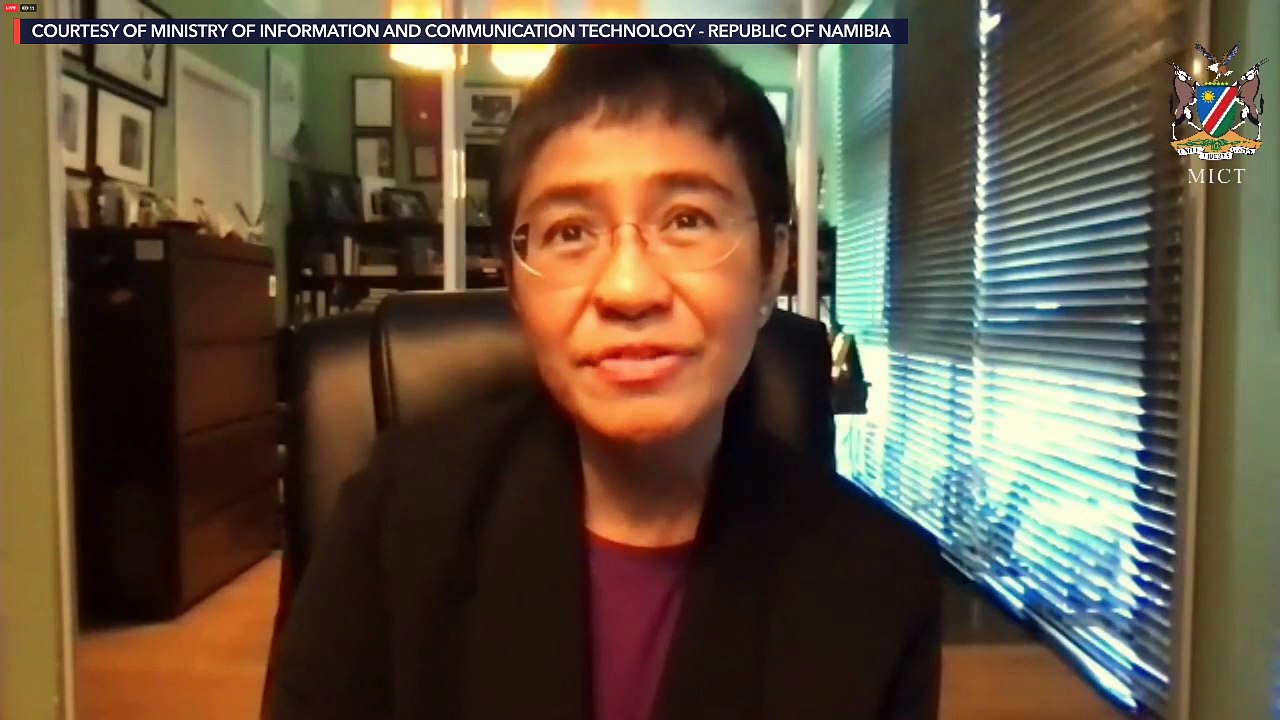 Maria Ressa receives UNESCO World Press Freedom Prize