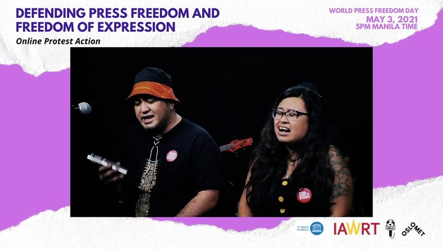 Defending Press Freedom and Freedom of Expression: IAWRT online protest action