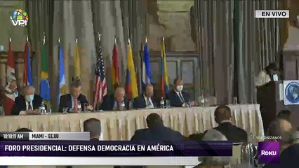 Foro Presidencial: Defensa Democracia en América - Desde Miami