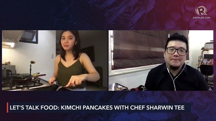 Let's Talk Food: Making kimchi pancakes with Chef Sharwin Tee