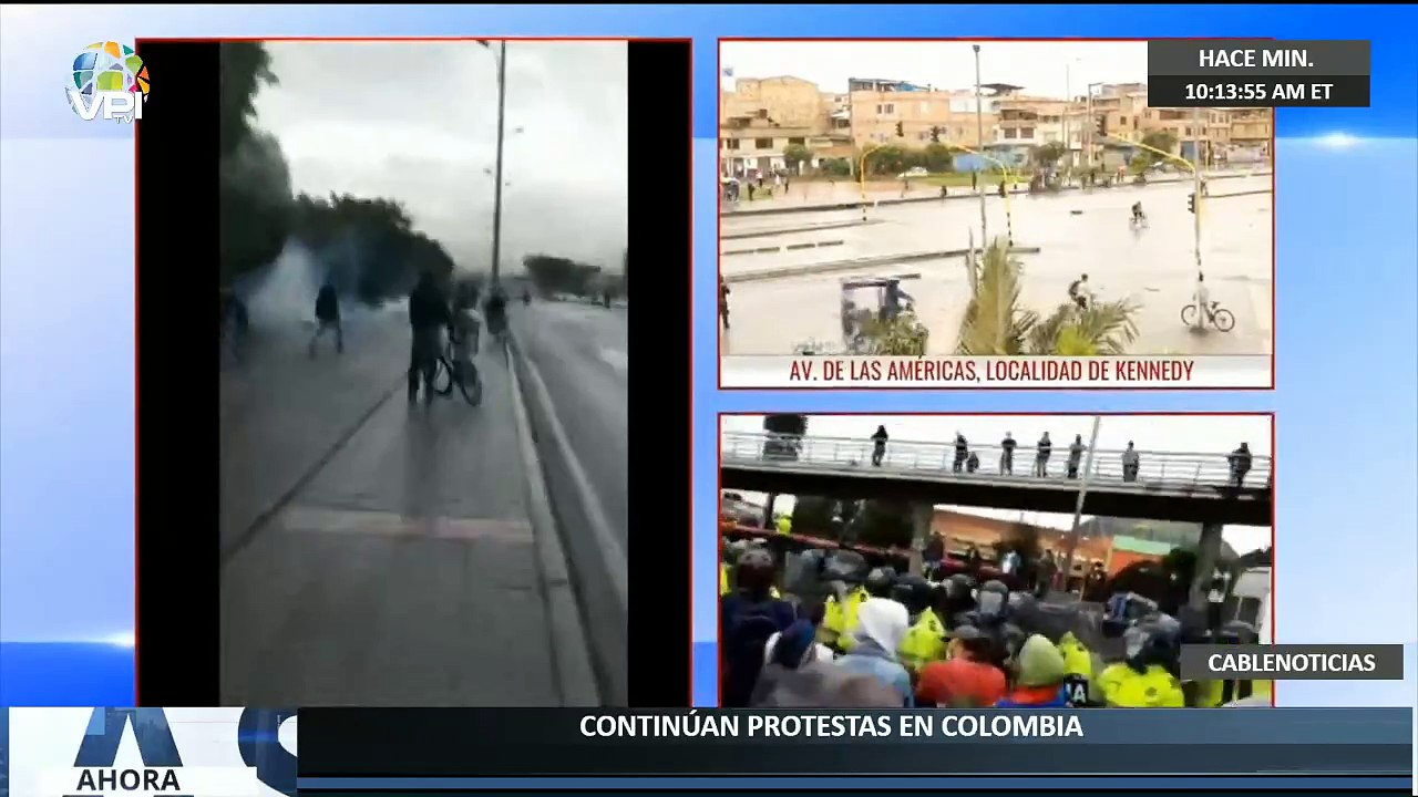 Continúan protestas en Colombia - Ahora