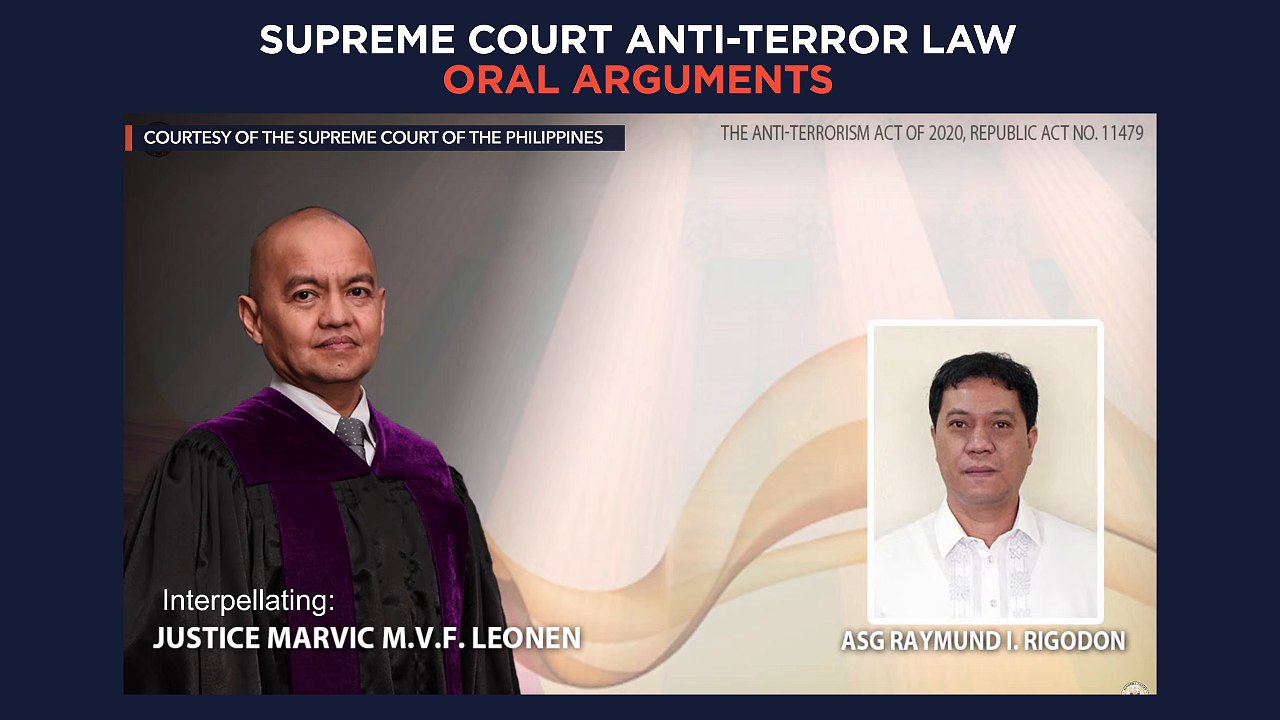 Supreme Court anti-terror law oral arguments |  Tuesday, May 11