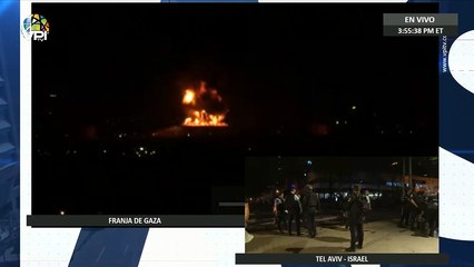 Continúan bombardeos en Franja de Gaza y Tel Aviv