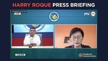 Harry Roque press briefing for Thursday, May 13