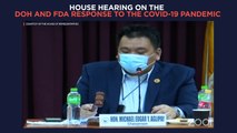 House hearing on the DOH and FDA response to the COVID-19 pandemic | Monday, May 17