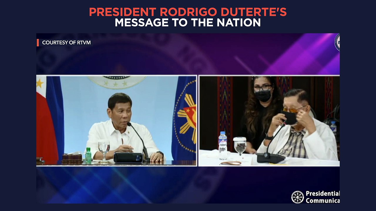 President Duterte's recorded message to the nation | Monday, May 17