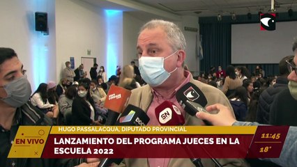Lanzamiento del programa Jueces en la Escuela 2022
