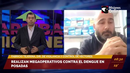 Realizan megaoperativos contra el dengue en Posadas