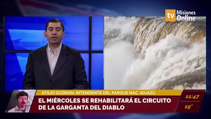 ¿Cómo funcionan los circuitos de Cataratas?. Entrevistamos a Atilio Guzmán, intendente del Parque Nacional Iguazú