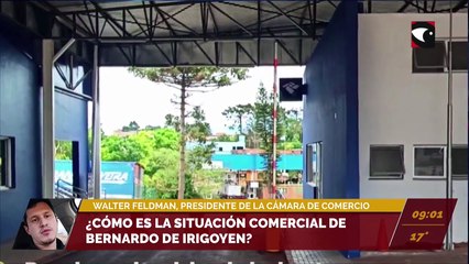 ¿Cómo es la situación comercial de Bernardo de Irigoyen?