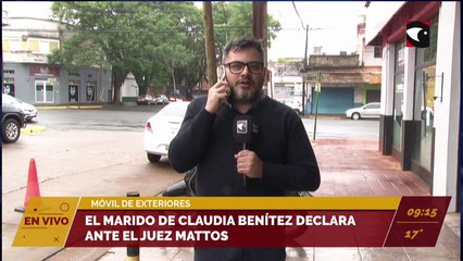 #Posadas | El marido de Claudia Benítez declara ante el juez Mattos