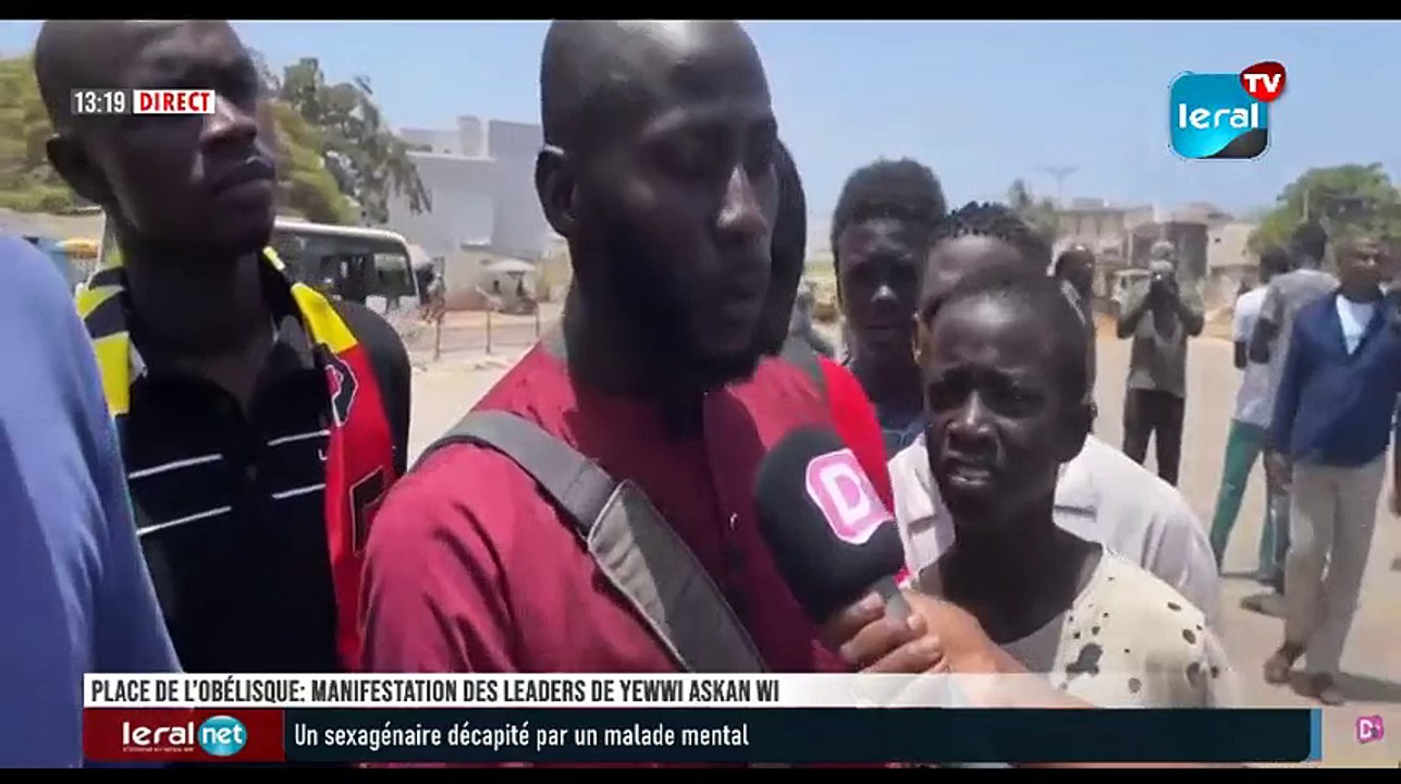 DIRECT Place de l’Obélisque: Manifestation des leaders de Yewwi Askan Wi "Macky Sall..."
