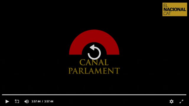 EN DIRECTE | Ple del Parlament de Catalunya