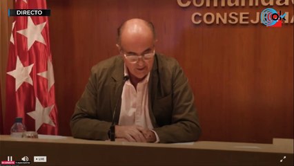 Rueda de prensa de la Comunidad de Madrid sobre la #COVID19
