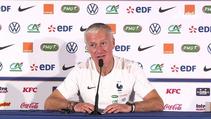 Télécharger la video: DIRECT. Suivez la conférence de presse de Didier Deschamps avant le match France - Bulgarie