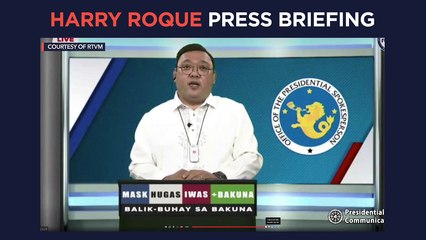 Harry Roque press briefing for Tuesday, June 8