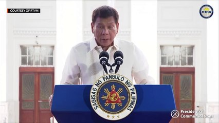 Duterte attends the 123rd anniversary of the proclamation of Philippine independence