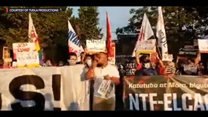 Groups stage indignation rally after killings of 3 Lumad in Surigao del Sur