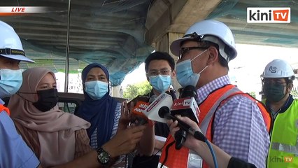 LIVE: Selangor infrastructure exco, Izham Hashim visits Dash Highway accident site
